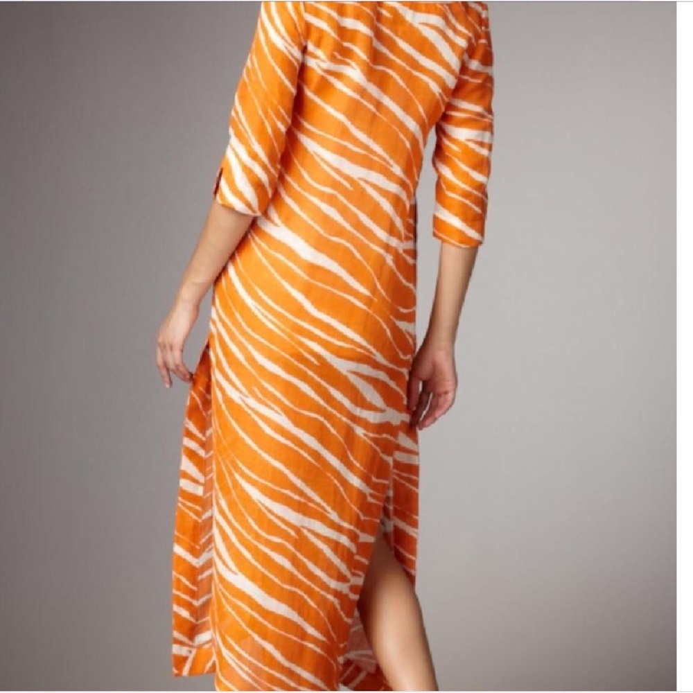 Orange Amedee Tunic/Cover Up/Sarong - Picture 2 of 6